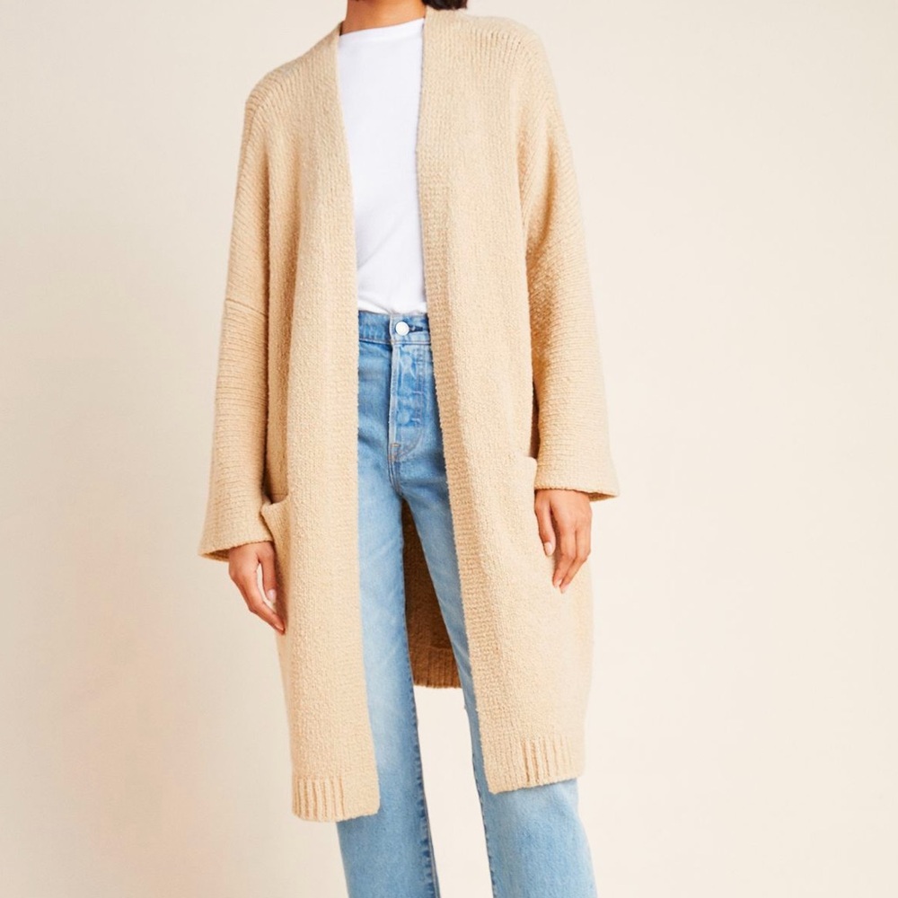 Anthropologie Riley Longline oversized cardigan sz XS